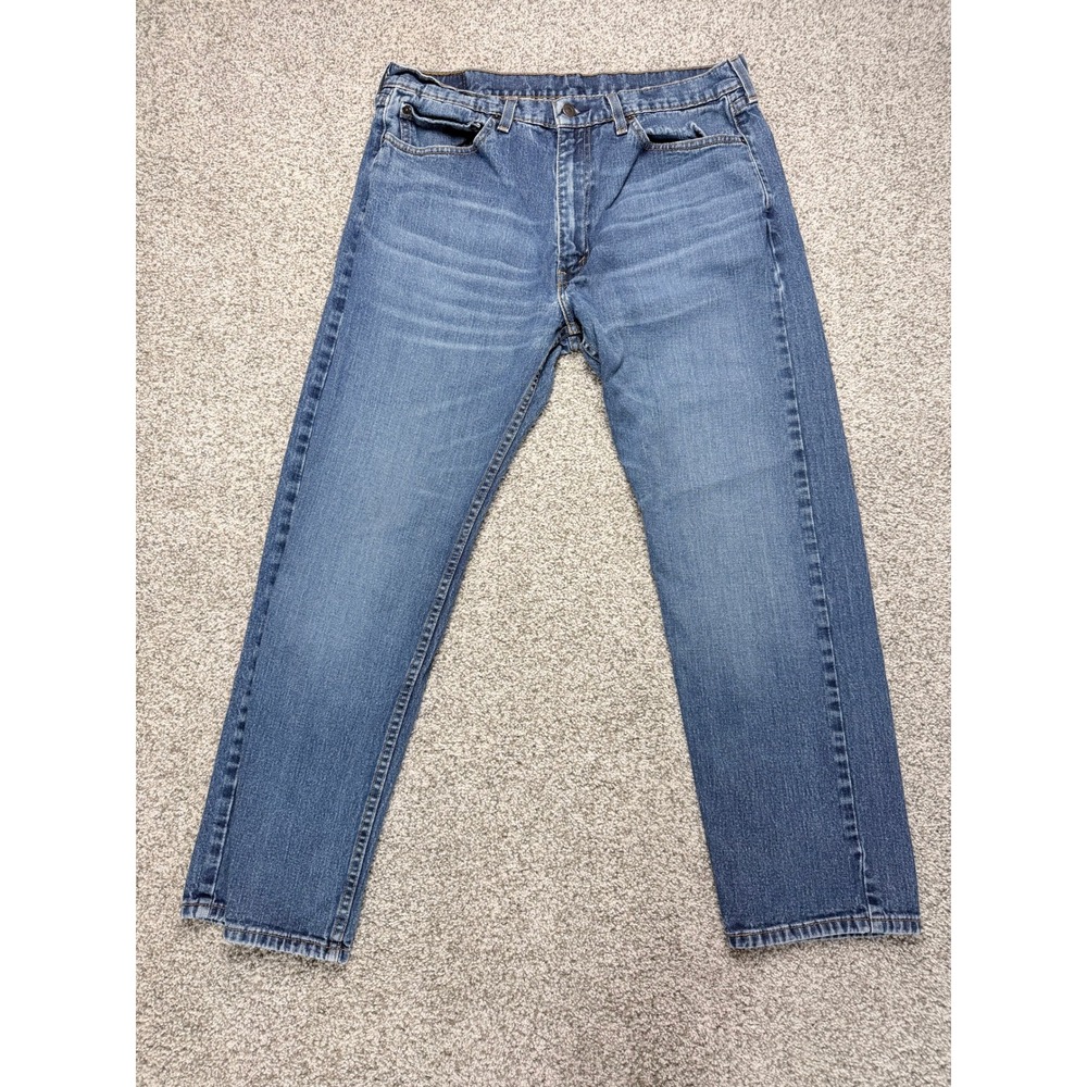 Levi's 505 Men's Jeans 36x30 Regular Straight Medium Blue Denim